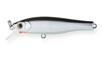 Воблер Минноу Strike Pro Quick Minnow 40 S, 40 мм, 2,6 гр, Загл. 0,6м., Тонущий, цвет: A010-EP Black Back Silver, (JS-238#A010-EP)