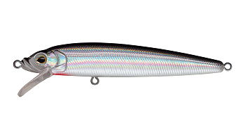 Воблер Минноу Strike Pro Alpha Minnow 95, 95 мм, 9 гр, Загл. 0,6м.-1,6м., Плавающий, цвет: A010-EP Black Back Silver, (EG-034F#A010-EP)