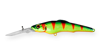 Воблер Минноу Strike Pro Challenger X Deep Diver 110L, цвет: A139FL Acid Perch Fluo, (EG-076DXL-F#A1