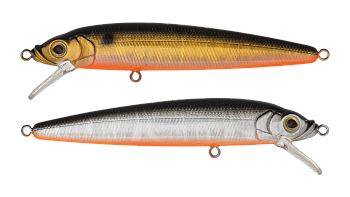 Воблер Минноу Strike Pro Alpha Minnow 95, цвет: A70-613-SBO Double Silver/Smoked, (EG-034F#A70-613-S