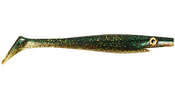Силиконовая приманка Strike Pro Pig Shad, цвет: Green Perch, (SP-172A#112)