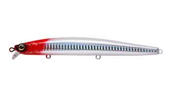 Воблер Минноу Strike Pro B-Match Jet 150, цвет: 022PPP-713 Redhead Silver, (JS-299#022PPP-713)