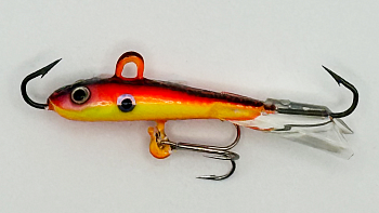 Балансир Strike Pro Strike Ice 25, цвет: A08FL, светящийся, хвост: прозрачный