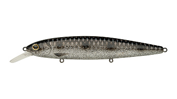 Воблер Минноу Strike Pro Bold 110SP, цвет: A249F-3D Silver Spotted Bullhead, (EG-191A-SP#A249-3D)