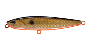 Воблер Стикбейт Strike Pro Scud Stick 70S (Slide Bait Heavy One 70), цвет: 613-713 Black Back Smoked