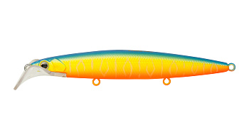 Воблер Минноу Strike Pro Scooter Minnow 110F, 110 мм, 11,8 гр, Загл. 1,5м.-2,5м., Плавающий, цвет: A252S Bullfinch Mat Tiger, (EG-186F#A252S)