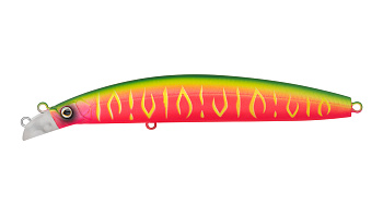 Воблер Минноу Strike Pro Top Water Minnow Long Casting 130, цвет: A230S Watermelon Mat Tiger, (JL-17
