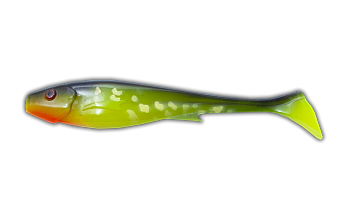 Силиконовая приманка Kanalgratis Monkey Brute 17cm, цвет: Hot Pike, (уп./3шт.), (MWAR-BRUTE17-02)