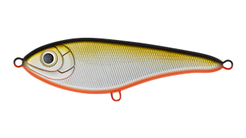 Воблер Джеркбейт Strike Pro Buster V, цвет: 612T Natural Shad Silver, (EG-148#612T)