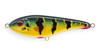 Воблер Джеркбейт Strike Pro Buster Jerk II Shallow Runner, 120 мм, 37 гр, Загл. 0,3м.-2,0м., Медленно всплывающий, цвет: C506F Peacock, (EG-049#C506F)