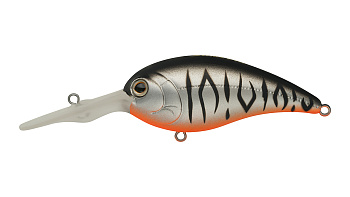 Воблер Крэнк Strike Pro Wormouth Wobbler 62, цвет: A243ES Grey Shadow Mat Tiger, (EG-037F#A243ES)
