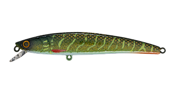 Воблер Минноу Strike Pro Arc Minnow 90SP, цвет: JV012 Green Motoroil Pike UV, (JL-120-SP#JV012-UV)