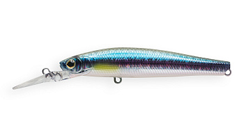Воблер Минноу Strike Pro Solid Tail Deep, цвет: A210-SBO-RP Rainbow Ghost Wakasagi, (JS-254#A210-SBO