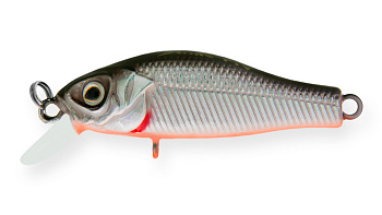 Воблер Минноу Strike Pro Archback 35SP, цвет: A70-713 Black Silver OB, (EG-125E-SP#A70-713)