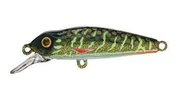 Воблер Минноу Strike Pro Midge 40, цвет: JV012 Green Motoroil Pike UV, (EG-074SP#JV012-UV)