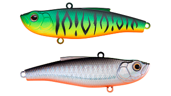 Воблер Раттлин Strike Pro Jedi Rattler 80, цвет: GC01S/A70-713S Double Black Silver OB/Mat Tiger, (S
