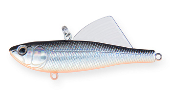 Воблер Раттлин Strike Pro Tornado Vibe 85, цвет: A70-713 Black Silver OB, (EG-204B-UV#A70-713)