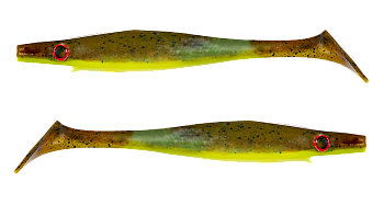 Силиконовая приманка Strike Pro Pig Shad Jr, цвет: Toasted Iguana, (уп./2шт.), (SP-172C#138)