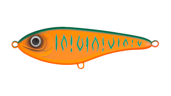 Воблер Джеркбейт Strike Pro Tiny Buster, цвет: GC06S Orange Mat Tiger, (EG-149#GC06S)