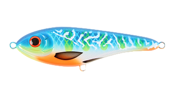 Воблер Джеркбейт Strike Pro Buster Swim, цвет: CWC001 Blue Fire, (EG-228#CWC001)