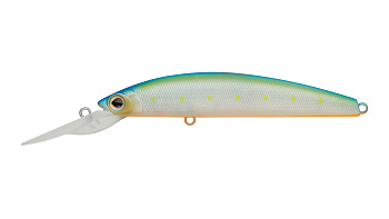 Воблер Минноу Strike Pro Magic Minnow 100, цвет: S056C Blue Mat Transparent Milk, (EG-068B#S056C)