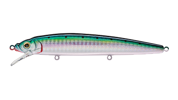 Воблер Минноу Strike Pro Alpha Minnow 115, 115 мм, 12,5 гр, Загл. 0,6м.-1,6м., Плавающий, цвет: 692-713-RP Pacific Sardine, (EG-033F#692-713-RP)