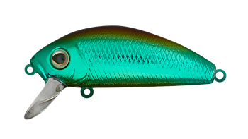 Воблер Минноу Strike Pro Mustang Minnow 45, 45 мм, 4,5 гр, Загл. 0,2м.-0,5м., Плавающий, цвет: 977E Green Oil Beetle, (MG-002F#977E)