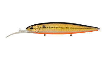 Воблер Минноу Strike Pro Bold Deep Diver 130SP, цвет: 613-713 Black Back Smoked OB, (EG-191L-SP#613-