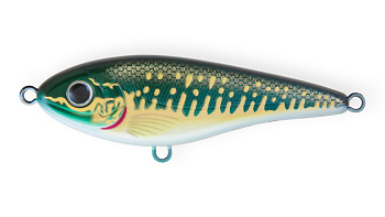 Воблер Джеркбейт Strike Pro Baby Buster, цвет: A164F Pike, (EG-050#A164F)