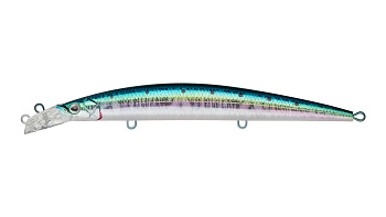 Воблер Минноу Strike Pro Top Water Minnow 130, 130 мм, 15 гр, Загл. 0,1м.-0,7м., Плавающий, цвет: 692-SBO-RP Pacific Sardine, (JL-158F#692-SBO-RP)