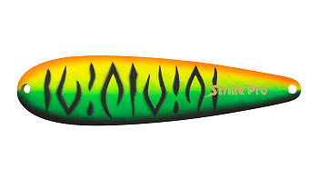 Блесна колеблющаяся Strike Pro KILLER PROFY 115, цвет: GC01FS/CP Mat Tiger, (ST-014C#GC01FS/CP)
