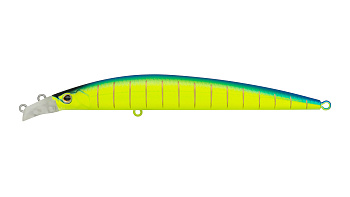 Воблер Минноу Strike Pro Top Water Minnow 110, цвет: 597S Blue Mat Tiger, (JL-166F#597S)