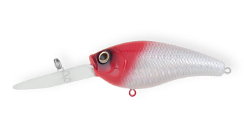 Воблер Крэнк Strike Pro Crankee Deep Diver 70, цвет: 022PPP-713 Redhead Silver, (JL-037F#022PPP-713)