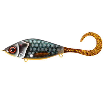 Воблер Джеркбейт Strike Pro Guppie Jr. Shallow, цвет: CWC042 Cosmic Blue, (EG-208AS#CWC042)
