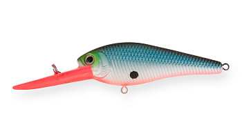 Воблер Шэд Strike Pro Diving Shad 70, цвет: A05DRV Blue Sunset Red Lip, (JL-006F#A05DRV)