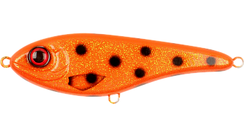 Воблер Джеркбейт Strike Pro Buster Jerk II Shallow Runner, цвет: C662 Hot Orange Bandit, (EG-049#C66
