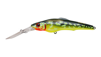 Воблер Минноу Strike Pro Challenger X Deep Diver 110L, цвет: C202F Hot Pike, (EG-076DXL-F#C202F)