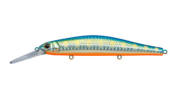 Воблер Минноу Strike Pro Inquisitor MDR 110SP, цвет: A150-713 UV Blue Silver OB, (EG-193BXL-SP#A150-