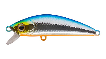 Воблер Минноу Strike Pro Mustang Minnow 60, 60 мм, 5,8 гр, Загл. 0,3м.-0,7м., Плавающий, цвет: 626E Blue Silver OB, (MG-002A#626E)