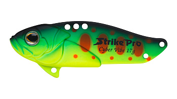 Блесна-Цикада Strike Pro Cyber Vibe 45, цвет: Acid Mat Char, (JG-005C#A209S)