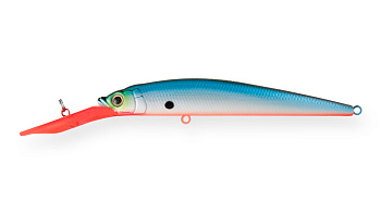 Воблер Минноу Strike Pro Alpha Diver 110, цвет: A05DRV Blue Sunset Red Lip, (JL-062F#A05DRV)