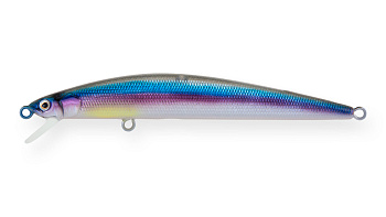 Воблер Минноу Strike Pro Slingshot Minnow 90, 90 мм, 7 гр, Загл. 0,3м.-0,5м., Плавающий, цвет: A210-SBO-RP Rainbow Ghost Wakasagi, (EG-146F#A210-SBO-RP)