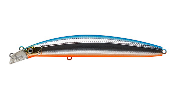 Воблер Минноу Strike Pro Top Water Minnow Long Casting 110, цвет: 626E Blue Silver OB, (JL-176F#626E