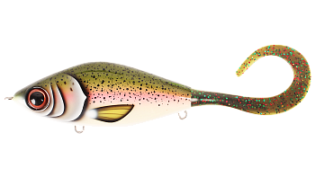 Воблер Джеркбейт Strike Pro Guppie Downsize Sinking, цвет: TR-010 Rainbow, (EG-208B#TR-010F)