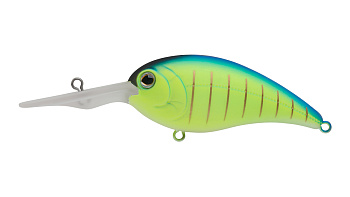 Воблер Крэнк Strike Pro Wormouth Wobbler 62, цвет: 597S Blue Mat Tiger, (EG-037F#597S)