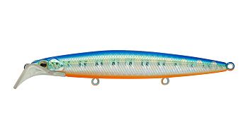 Воблер Минноу Strike Pro Scooter Minnow 110F, цвет: A150-713 UV Blue Silver OB, (EG-186F#A150-713)