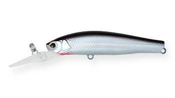 Воблер Минноу Strike Pro Solid Tail Deep 66 S, цвет: A010-EP Black Back Silver, (JS-256#A010-EP)