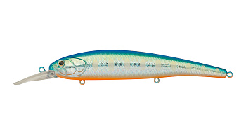 Воблер Минноу Strike Pro Hooligan Shallow 120SP, цвет: A150-713 UV Blue Silver OB, (EG-220SP#A150-71