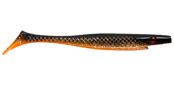 Силиконовая приманка Strike Pro Pig Shad, цвет: Glitter Fegisen, (SP-172A#SP10)