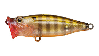 Воблер Поппер Strike Pro Pike Pop Mini 45, цвет: A68G Broun Gill Transparent, (SH-002B#A68G)